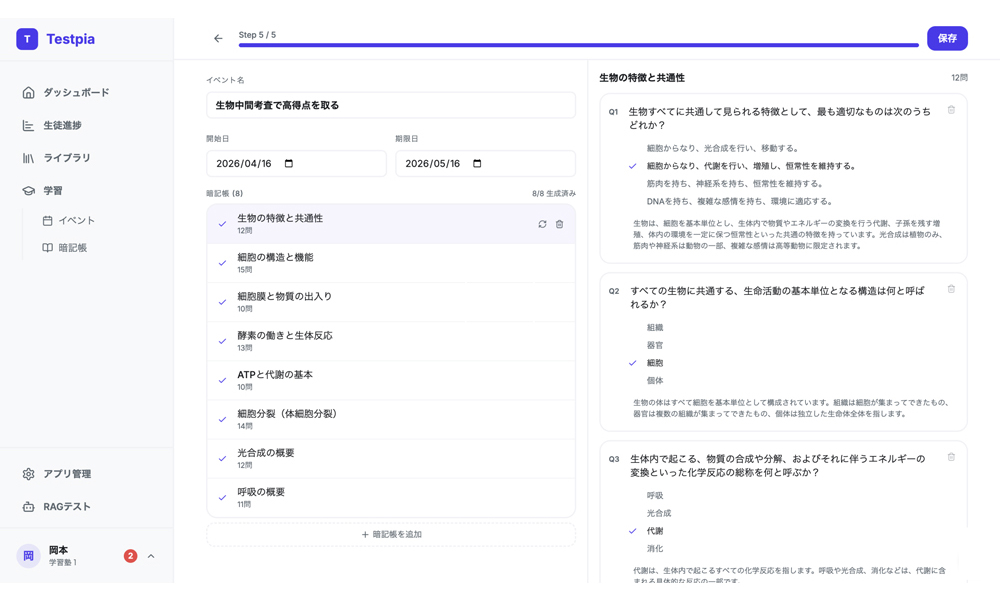 分析ダッシュボード